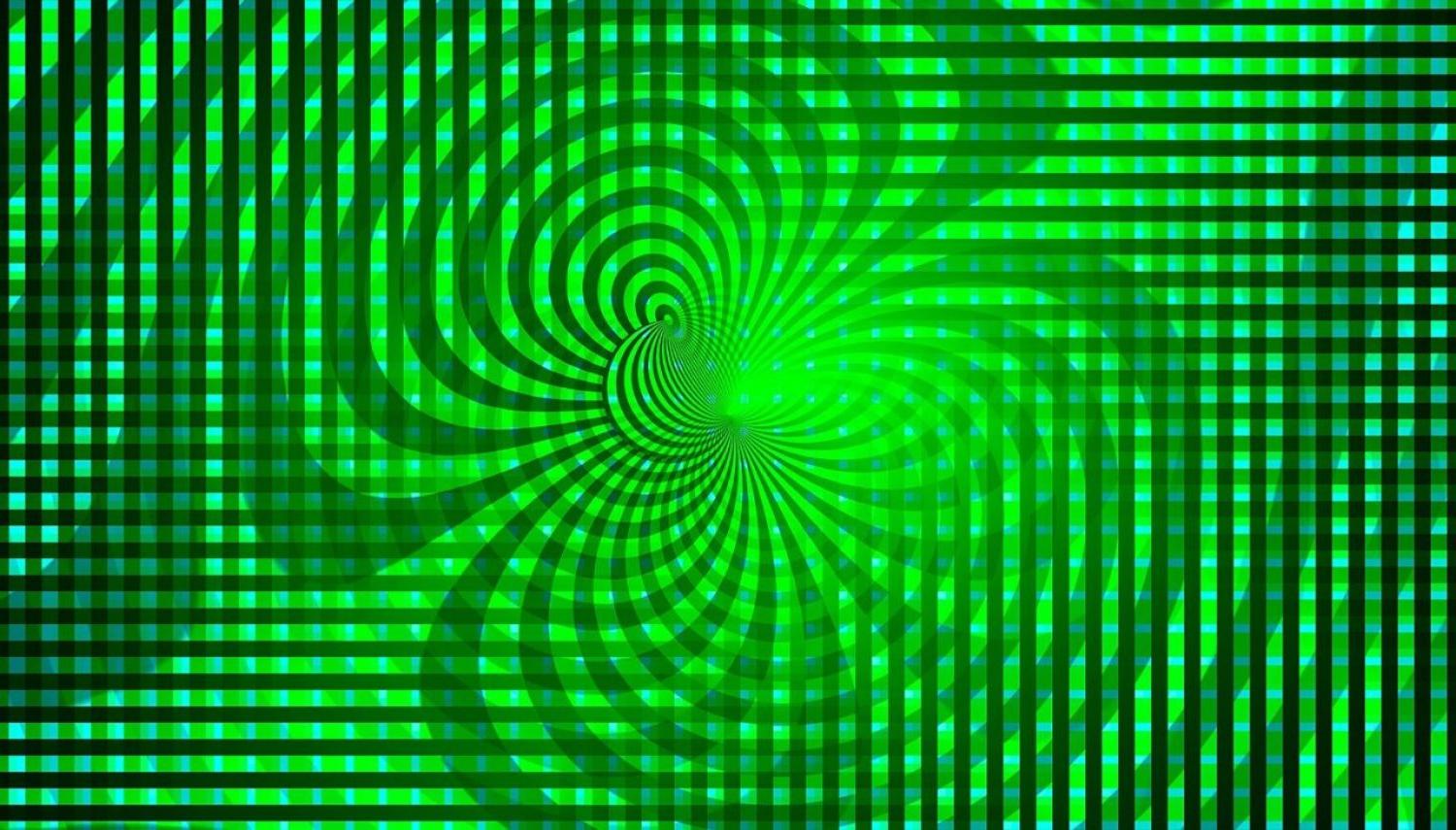 An illustration of magnetic field lines