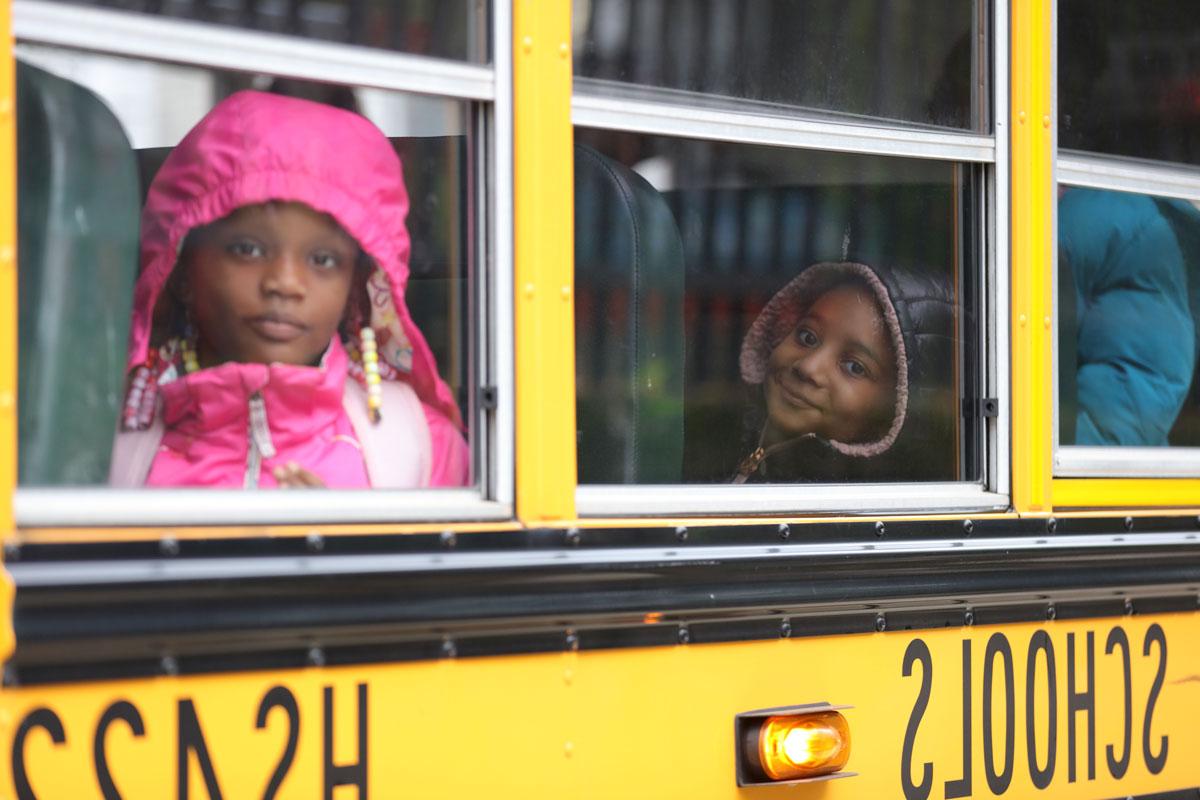 Children on Bus