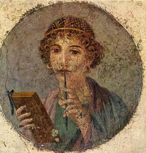 sappho fresco