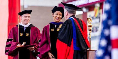 Honorary degree presentation to Yolanda Lyle